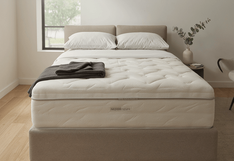 Mattresses-on-display-in-the-Quarles-Furniture-showroom-in-Bolivar-Missouri